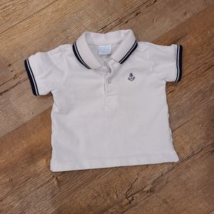Edgehill Baby boy 6m pique collared shirt